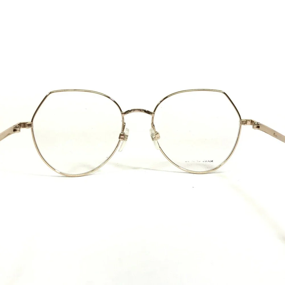 Marc Jacobs Eyeglasses Frames 475 2M2 Black Gold Cat Eye Wire Rim 52-18-140